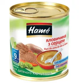 *Пюре Hame яловичина з серцем 100 г
