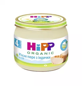 Пюре HiPP 6002 М'ясне пюре з індички 80 г