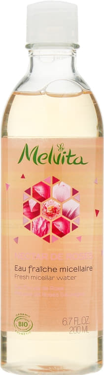 *Вода Melvita 8IZ0037 NECTAR DE ROSE мицелярная освежающая для лица, контура глаз и губ 200 мл