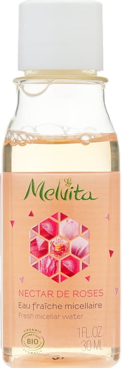 *Вода Melvita 8IZ0037 NECTAR DE ROSE міцелярна освіжуюча для обличчя, контуру очей та губ 200 мл