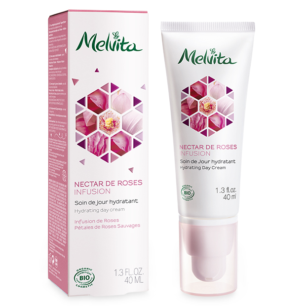 *Крем Melvita 8IZ0041 NECTAR DE ROSE зволожуючий денний для обличчя 40 мл