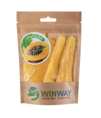 Папайя палички WINWAY zip-пакет 100г
