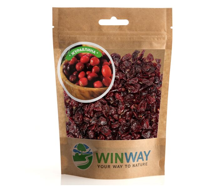Журавлина сушена WINWAY zip-пакет 100г