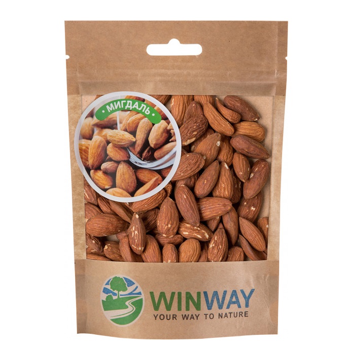 Мигдаль смажений WINWAY zip-пакет 100г