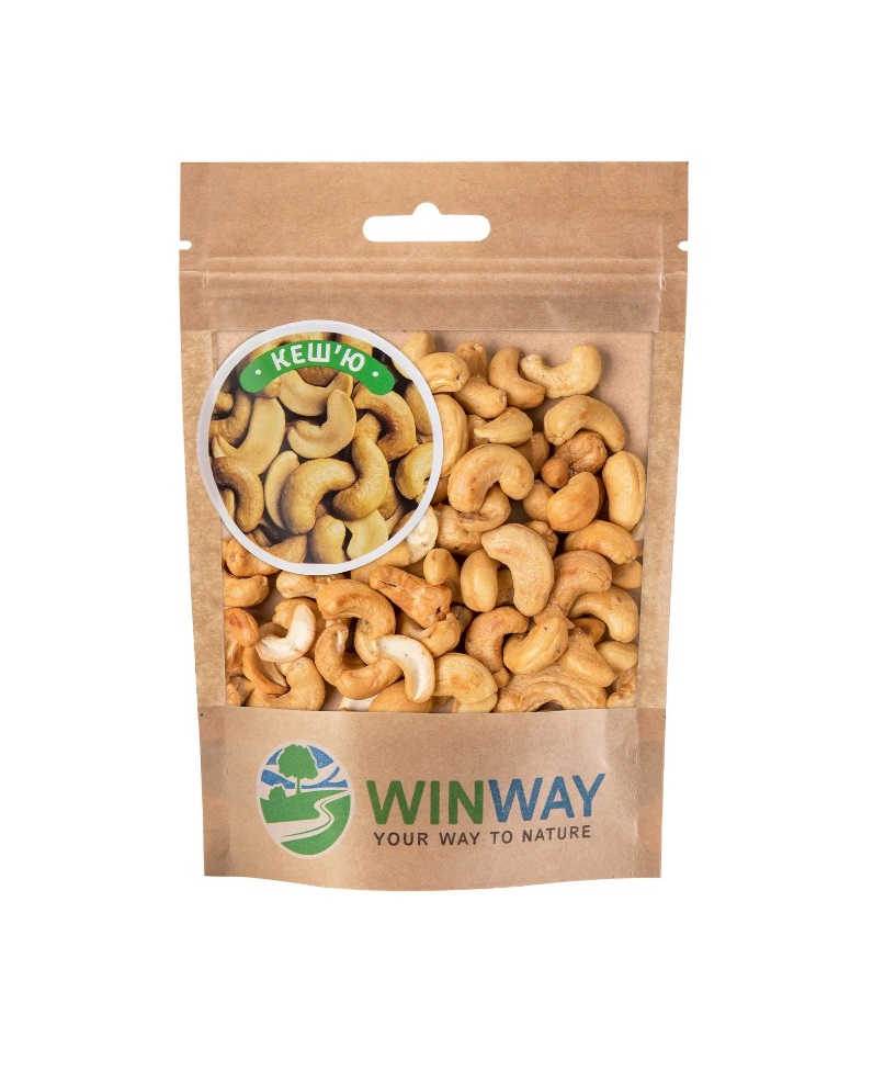 Кеш'ю смажений WINWAY zip-пакет 100г