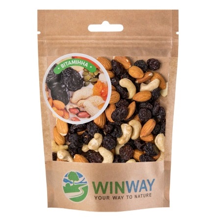 Горіхова суміш Вітамінна WINWAY zip-пакет 100г
