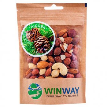 Горіхова суміш Лісова WINWAY zip-пакет 100г