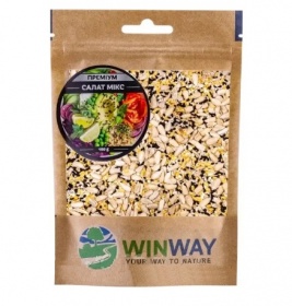 Суміш насіння Салатний мікс WINWAY zip-пакет 100г