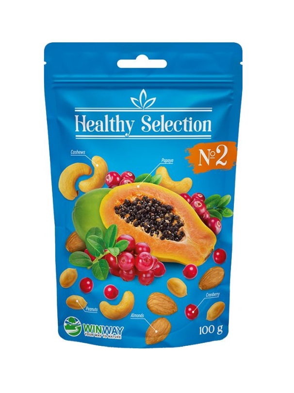 Суміш горіхів та фруктів №2 Healthy Selection WINWAY 100г