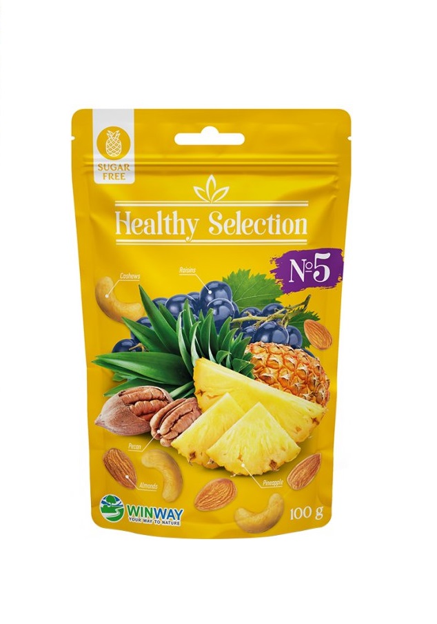 Суміш горіхів та фруктів №5 Healthy Selection WINWAY 100г
