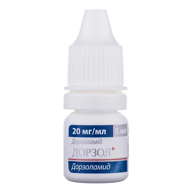 Дорзол краплі очні 2% по 5 мл у флаконі 1 шт.
