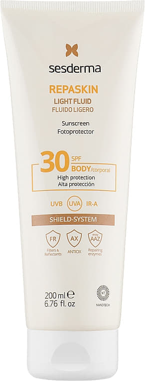 *Лосьон Sesderma REPASKIN солнцезащитный для тела SPF 30+ 200мл *Лосьон Sesderma REPASKIN солнцезащитный для тела SPF 30+ 200мл