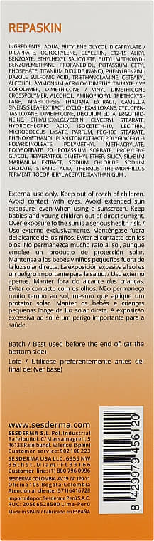 *Лосьон Sesderma REPASKIN солнцезащитный для тела SPF 30+ 200мл