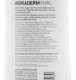 *Молочко Sesderma HIDRADERM HYAL для тела 400мл