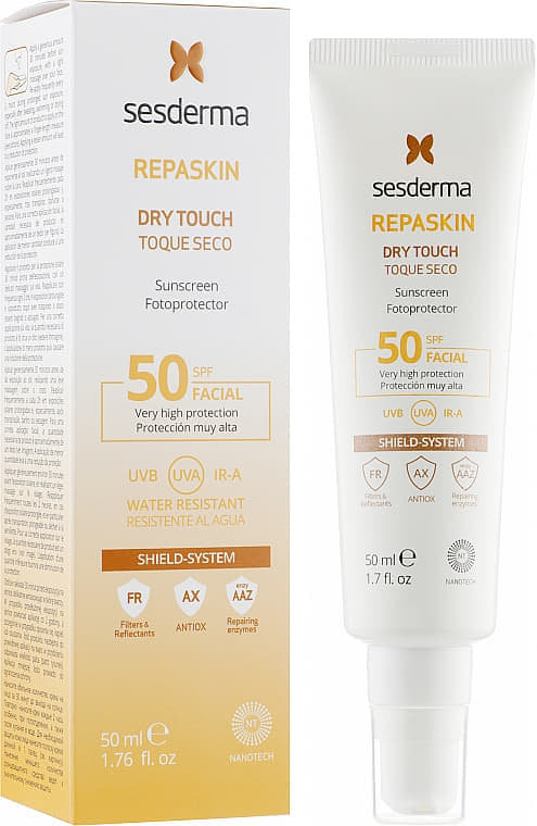 Крем-гель Sesderma REPASKIN dry touch сонцезахисний SPF 50+ 50мл