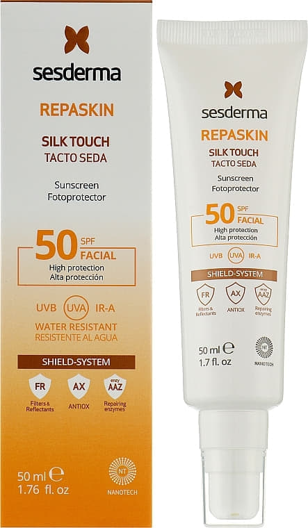 Крем Sesderma REPASKIN silk touch сонцезахисний SPF 50+ 50мл