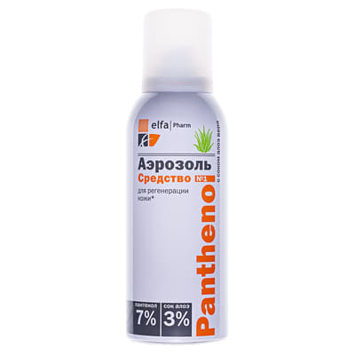 *Аэрозоль Panthenol с соком алоэ вера 150 мл *Аэрозоль Panthenol с соком алоэ вера 150 мл