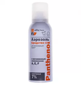 *Аэрозоль Panthenol с витаминным комплексом A, E, F 150 мл