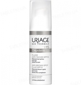 *Эмульсия Uriage Депидерм SPF 15 против пигментных пятен кожу для лица, шеи и зоны декольте 30 мл