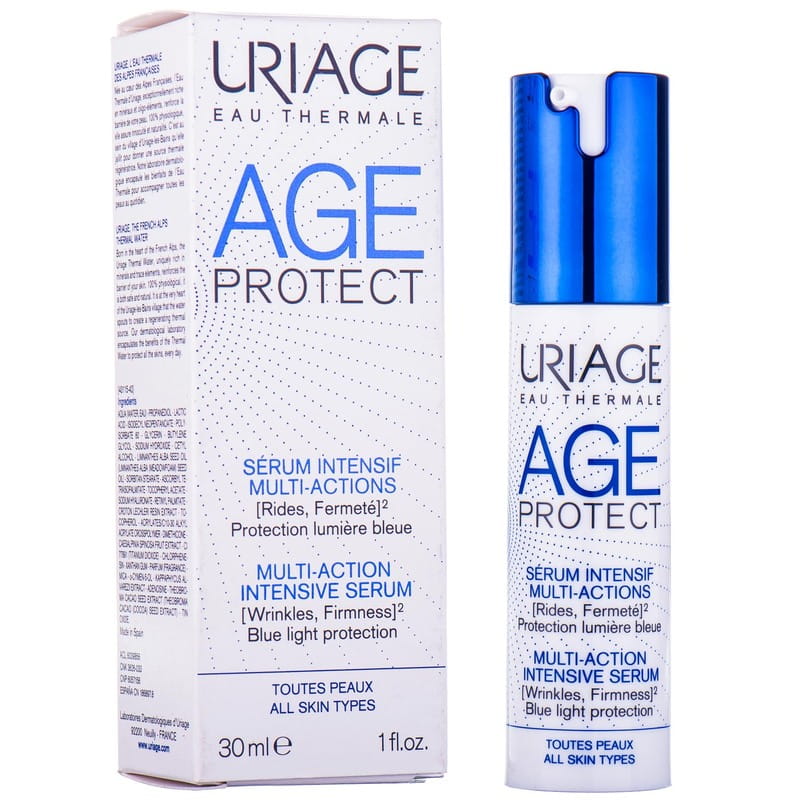 Сыворотка Uriage AGE PROTECT мультизадачная интенсивная для лица 30мл Сыворотка Uriage AGE PROTECT мультизадачная интенсивная для лица 30мл