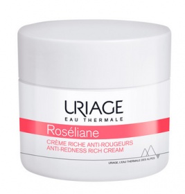 *Крем Uriage Розельян Ріш проти почервоніння для обличчя 50мл