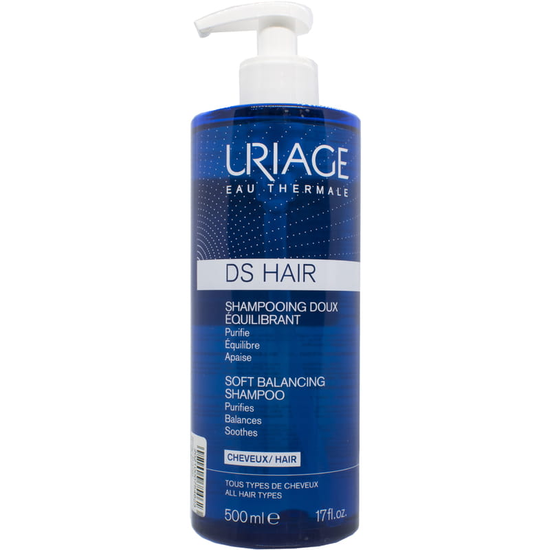 Шампунь Uriage DS Hair мягкий балансирующий 500 мл Шампунь Uriage DS Hair мягкий балансирующий 500 мл