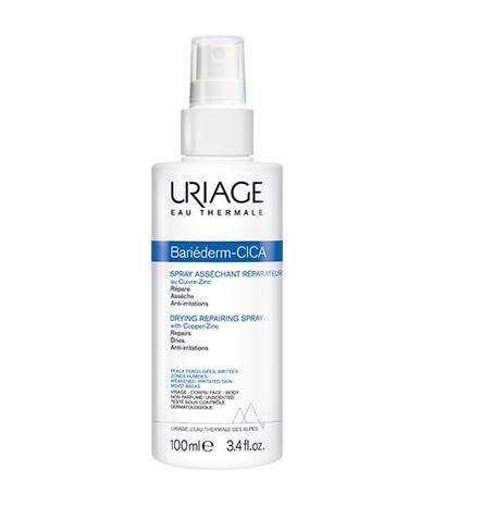 Цика-спрей Uriage Барʼєдерм відновлюючий підсушуючий з Cu-Zn для тіла 100 мл
