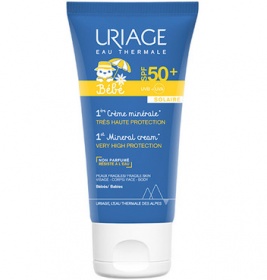 *Крем Uriage BEBE 1-й минеральный солнцезащитный SPF50+ 50мл