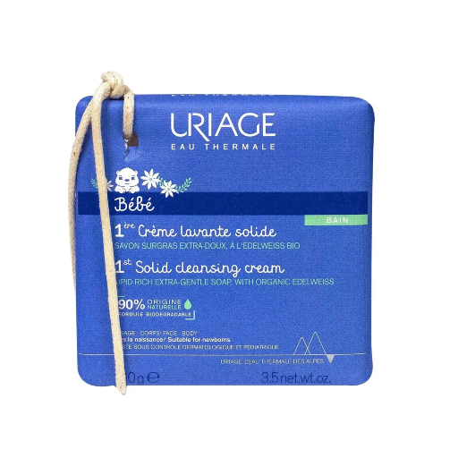 *Крем-мило Uriage BEBE 1-й екстраніжне з органічним едельвейсом 100г