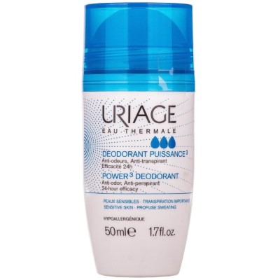 Дезодорант-антиперспірант Uriage кульковий потрійної сили 50 мл
