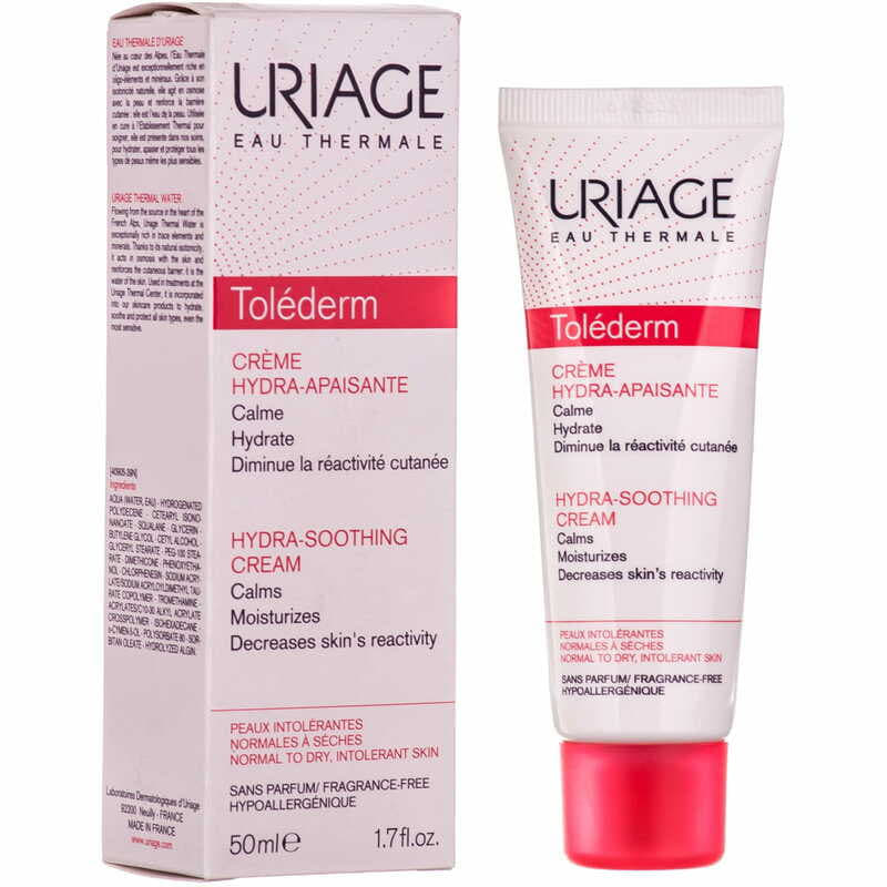 *Крем Uriage Толедерм зволожуючий заспокійливий 50 мл