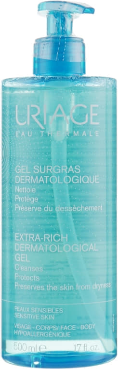 *Гель Uriage Піністий дерматологічний очищуючий для чутливої шкіри 400 мл