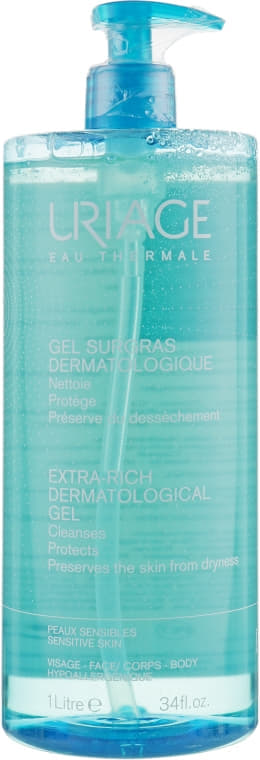 *Гель Uriage Піністий дерматологічний очищуючий для чутливої шкіри 400 мл