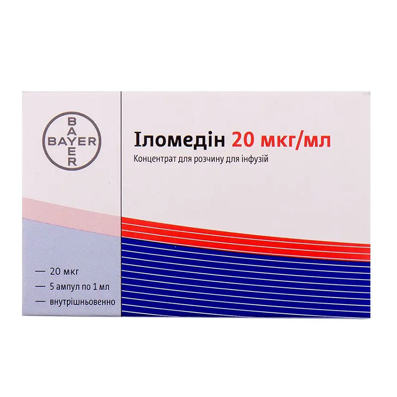 Іломедин концентрат 20 мкг/мл в ампулах по 1 мл 5 шт.
