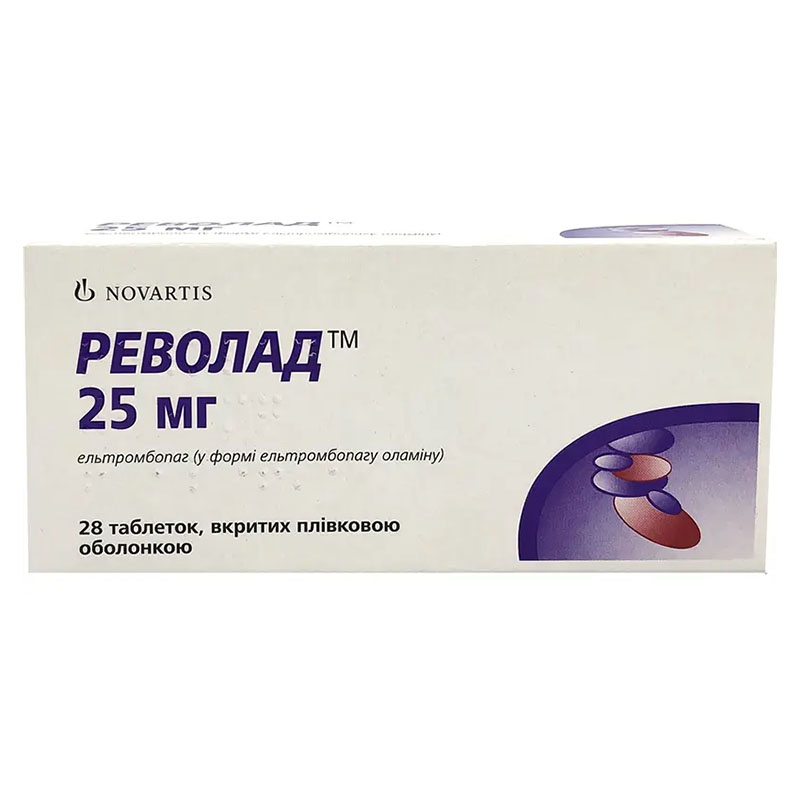 Револад таблетки по 25 мг 28 шт. (7х4)