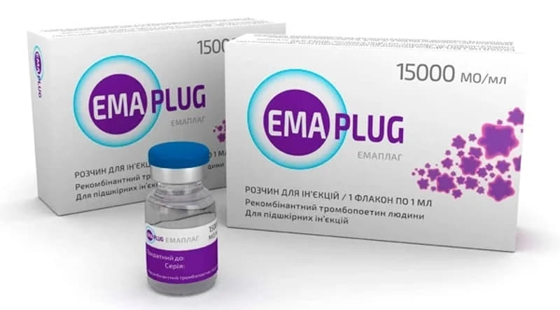 Емаплаг розчин 15000 ОД по 1 мл у флаконі 1 шт.