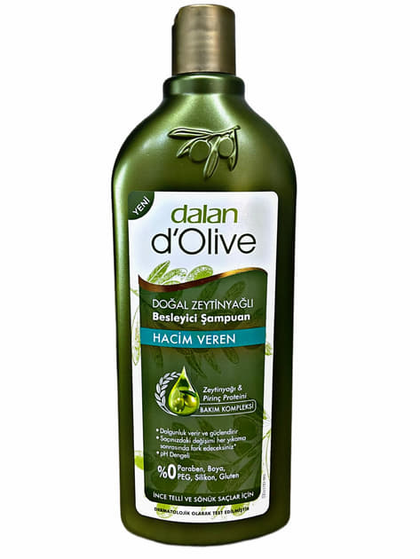 *Шампунь DALAN D'Olive для обсягу волосся з оливковою олією 400 мл