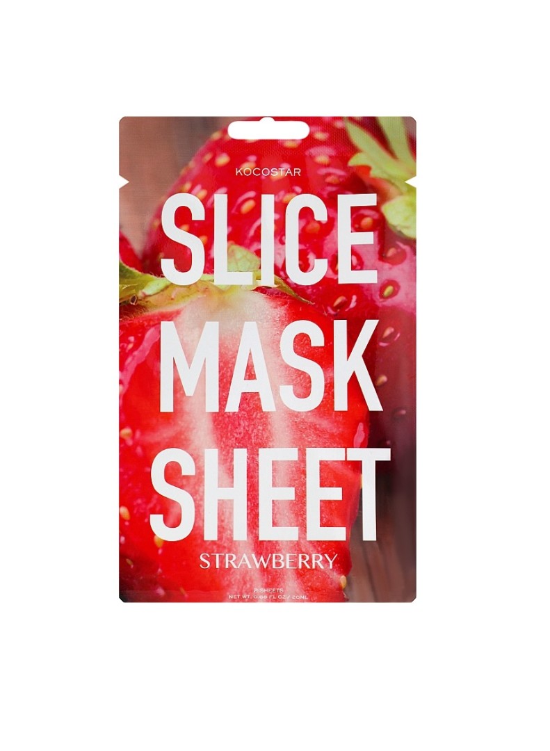 *Маска-слайс Kocostar Полуниця для обличчя