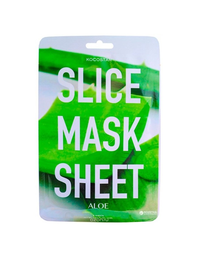 *Маска-слайс Kocostar Алое Вера для обличчя