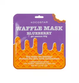 *Маска Kocostar вафельная протизапальна Чорнична насолода для обличчя