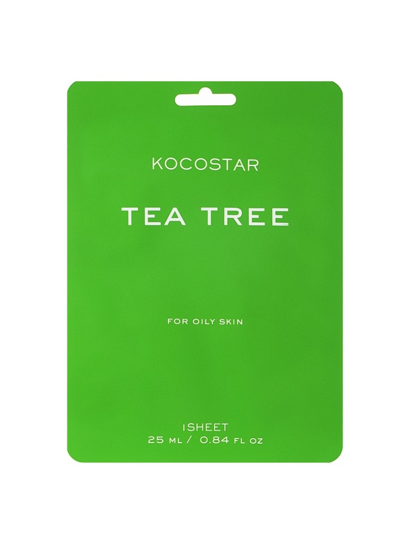 Маска Kocostar Маска з чайним деревом для проблемної шкіри проти висипання