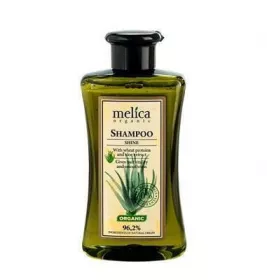 *Шампунь Melica Organic Здоровый блеск с протеинами пшеницы и экстрактом алоэ 300 мл