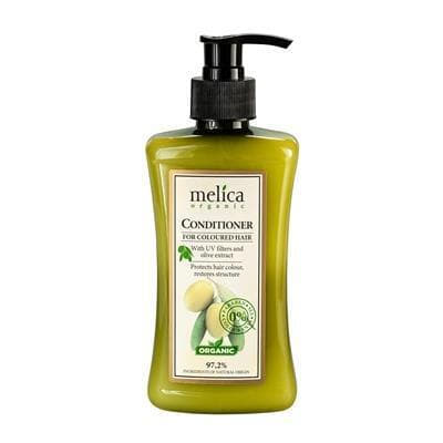 Бальзам-кондиціонер Melica Organic Для фарбованого волосся з УФ-фільтрами та екстрактом оливок 300 мл