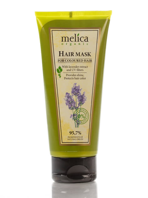 Маска Melica Organic Для фарбованого волосся з екстрактом лаванди і УФ-фільтрами 200 мл