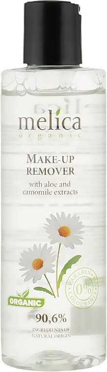 Засіб Melica Organic Для зняття макіяжу з екстрактом алое та ромашки 200 мл