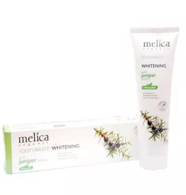 *Зубная паста Melica Organic Отбеливающая c экстрактом можжевельника 100 мл