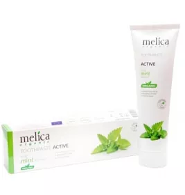 Зубна паста Melica Organic Актив з екстрактом м'яти 100 мл