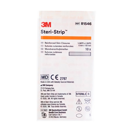 *Ленты Steri-Strip R1546 д/безш.закрытия ран 6мм*100мм №1 *Ленты Steri-Strip R1546 д/безш.закрытия ран 6мм*100мм №1