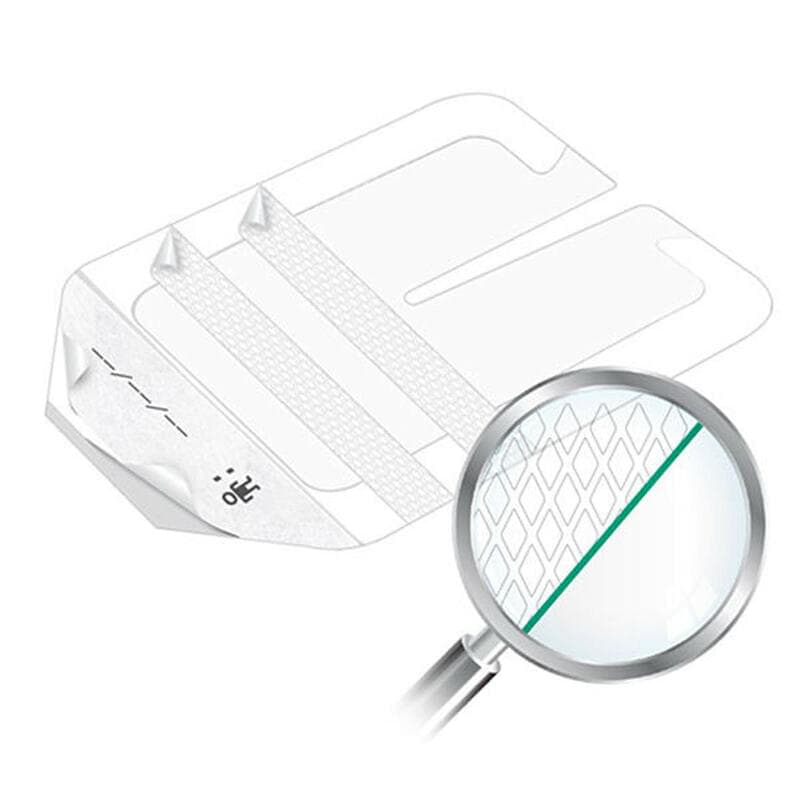 Пластир для фіксації катетерів Ю-ФІКС, на поліуретановій та спанлейс основах 7см х 8,5см