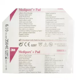 Повязка адгез.д/закр.ран 6смх10см (3564Е) Medipore+Pad